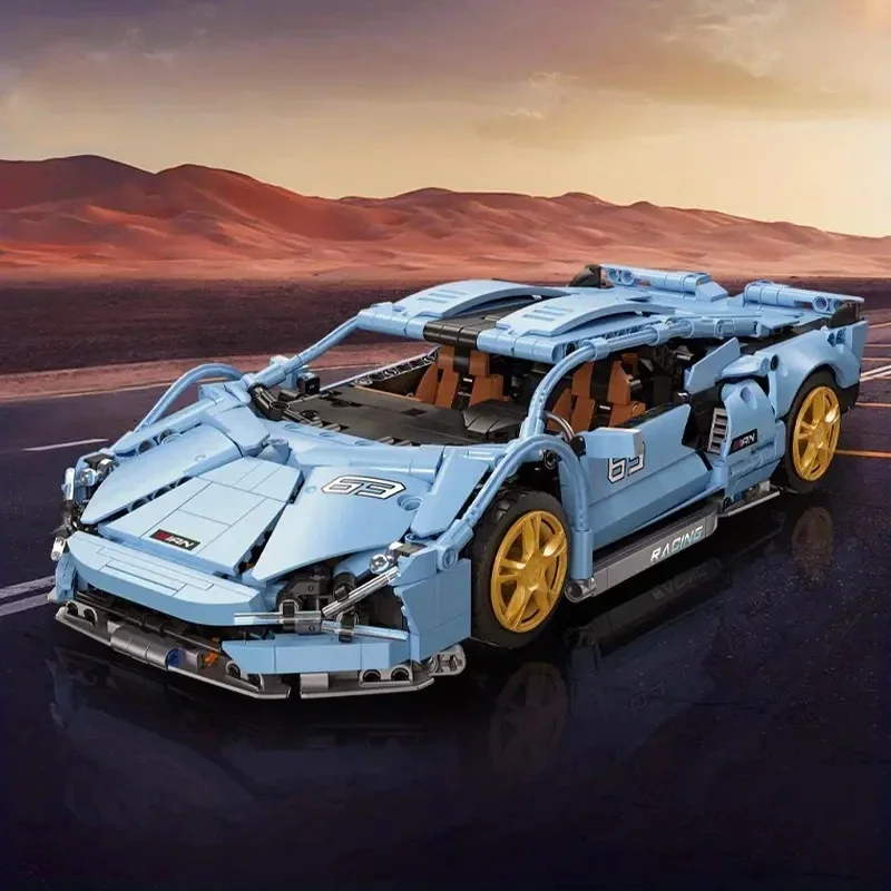 1332PCS City Racing Blue Sports Car Building Blocks Supercar Model Bricks Desktop Decoration Diy Toys Holiday Gifts For Boys
1332PCS City Racing Blue Sports Car Building Blocks Supercar Model Bricks Desktop Decoration Diy Toys Holiday Gifts For Boys