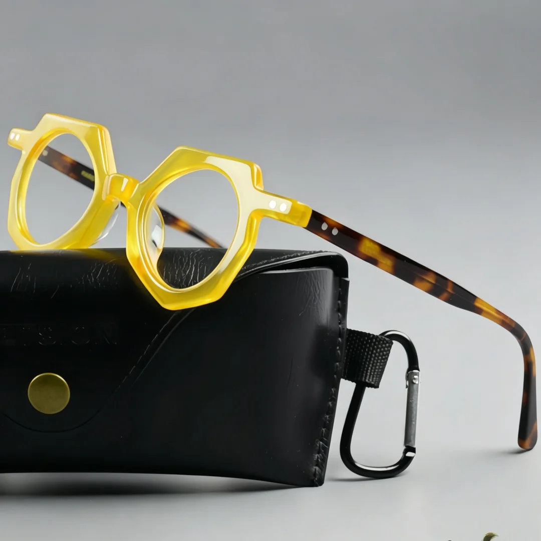 BETSION Vintage Irregular Eyeglasses Frame Handcrafted Acetate Fashion Optical Glasses Frame For Prescription Lenses Man Women
BETSION Vintage Irregular Eyeglasses Frame Handcrafted Acetate Fashion Optical Glasses Frame For Prescription Lenses Man Women