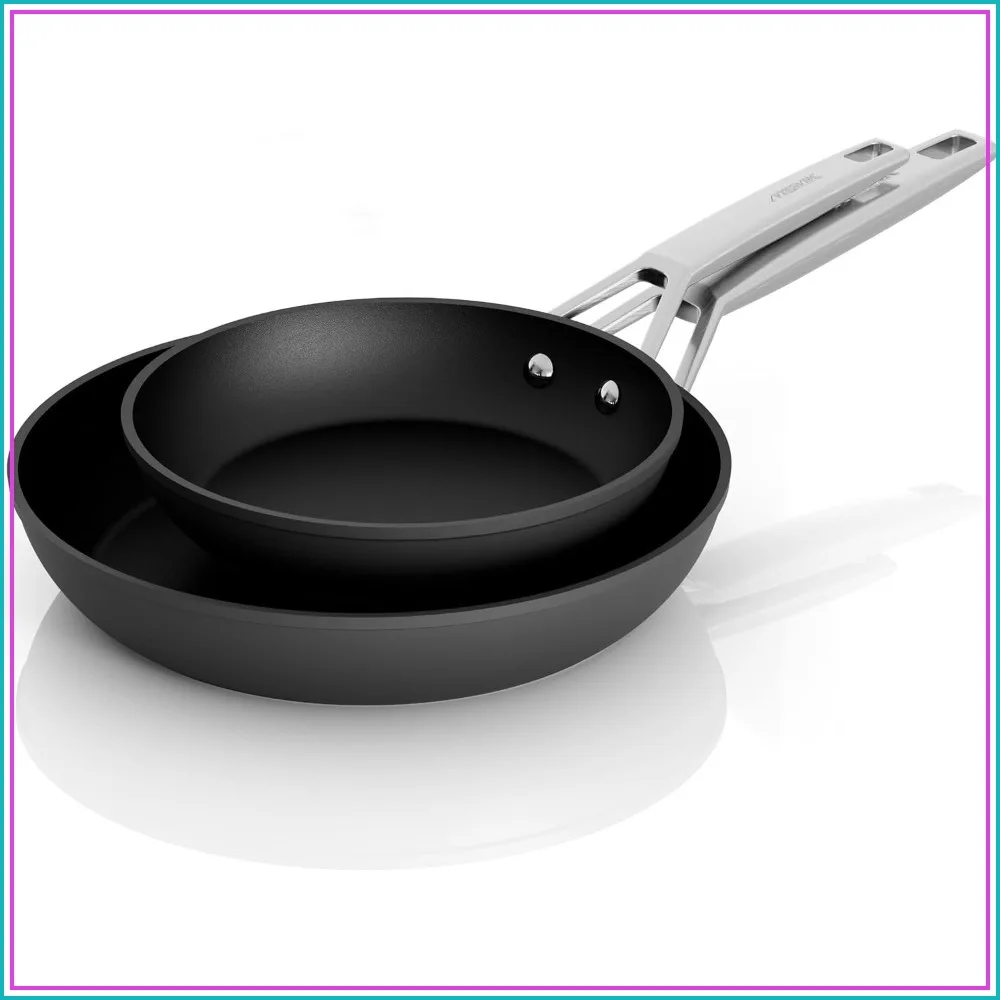 MsMk 8" & 10" Non Stick Frying Pan Set, PFOA Free, Scratch-Resistant, Oven-Safe, Induction Ready
MsMk 8" & 10" Non Stick Frying Pan Set, PFOA Free, Scratch-Resistant, Oven-Safe, Induction Ready