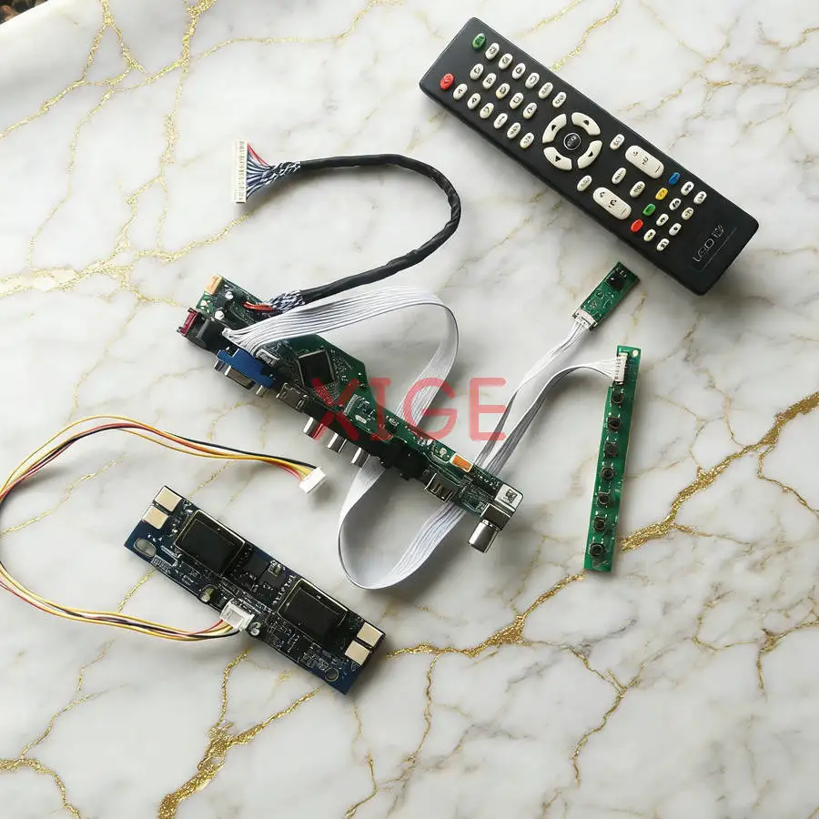 For LM170E02 SVA170SX01TB LM170E03 LM170E01 Matrix Controller Board DIY Kit 4CCFL 1280x1024 1280*1024 LVDS-30Pin HDMI+VGA+AV+USB
For LM170E02 SVA170SX01TB LM170E03 LM170E01 Matrix Controller Board DIY Kit 4CCFL 1280x1024 1280*1024 LVDS-30Pin HDMI+VGA+AV+USB