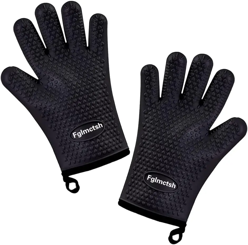 Silicone Oven Mitts, Heat Resistant BBQ Gloves, Non-Slip Kitchen Mitts for Grilling, Baking, 500°F Protection
Silicone Oven Mitts, Heat Resistant BBQ Gloves, Non-Slip Kitchen Mitts for Grilling, Baking, 500°F Protection
