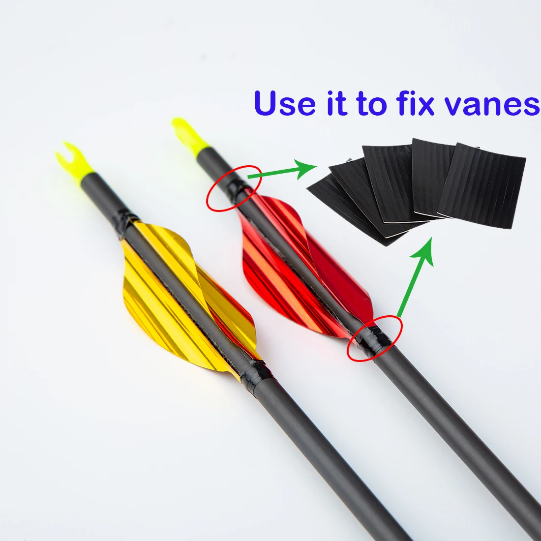 Archery 1.8 Inch Arrow Spin Vanes, 50 PCS Plastic Hunting Fletching Feathers for Compound Recurve Bow, Helical Right Wing
Archery 1.8 Inch Arrow Spin Vanes, 50 PCS Plastic Hunting Fletching Feathers for Compound Recurve Bow, Helical Right Wing