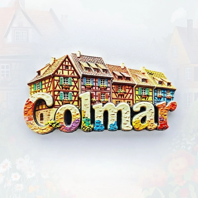 Colmar France Fridge Magnet - Picturesque 3D Old Town Houses Souvenir Unique Alsace Gift for Travel & European Village Decor
Colmar France Fridge Magnet - Picturesque 3D Old Town Houses Souvenir Unique Alsace Gift for Travel & European Village Decor