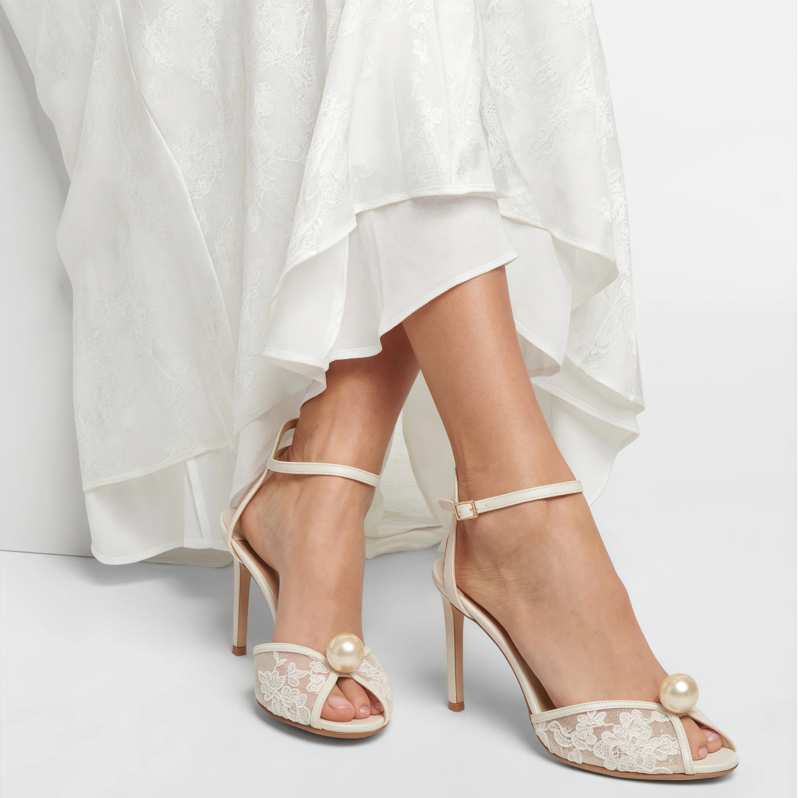 Beige Mesh Simple Temperament Peep Toe Women Pumps Pure Color Sweet Pearl High Heel Sandals Black Flannel Shoes Elegant Lady New
Beige Mesh Simple Temperament Peep Toe Women Pumps Pure Color Sweet Pearl High Heel Sandals Black Flannel Shoes Elegant Lady New