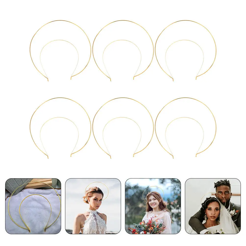 6Pcs Crown Hairbands Metal Headband DIY Angel Wedding Party Decorative Metal Hair Bands Hairbands for Special
6Pcs Crown Hairbands Metal Headband DIY Angel Wedding Party Decorative Metal Hair Bands Hairbands for Special