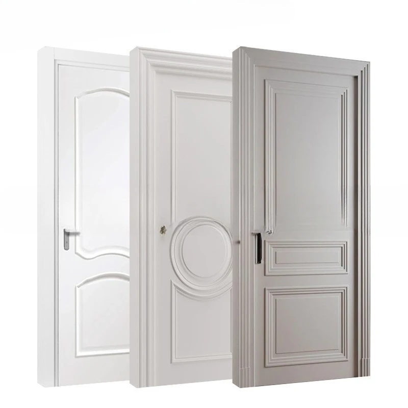 Bedroom room white painted door solid wood interior silent door buckle line lacquered door
Bedroom room white painted door solid wood interior silent door buckle line lacquered door