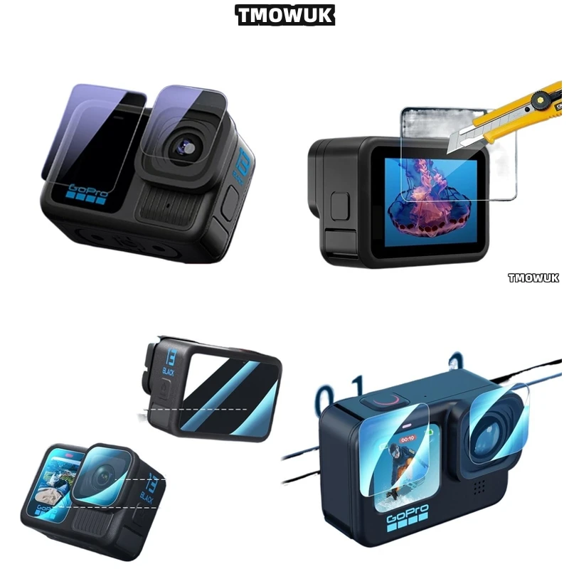 For GoPro Hero 13 – 9H HD Tempered Glass Screen Protector With Lens Protector – Full Front Back Cover – Anti-Scratch, Shockproof
For GoPro Hero 13 – 9H HD Tempered Glass Screen Protector With Lens Protector – Full Front Back Cover – Anti-Scratch, Shockproof