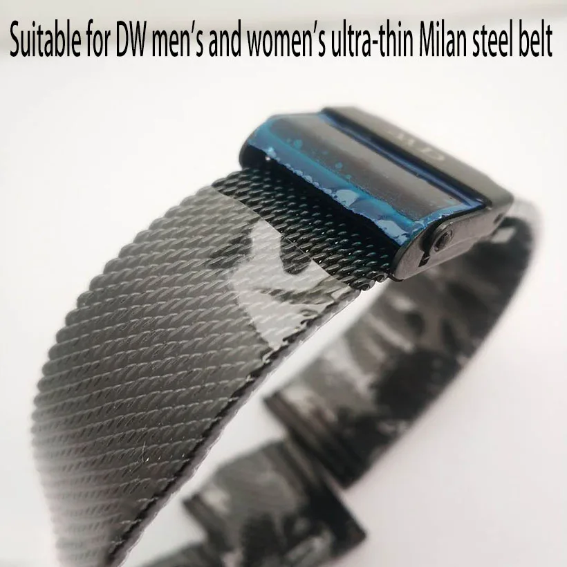 Watch strap suitable for DW men and women ultra-thin Milan steel strap fashion mesh strap bracelet
Watch strap suitable for DW men and women ultra-thin Milan steel strap fashion mesh strap bracelet