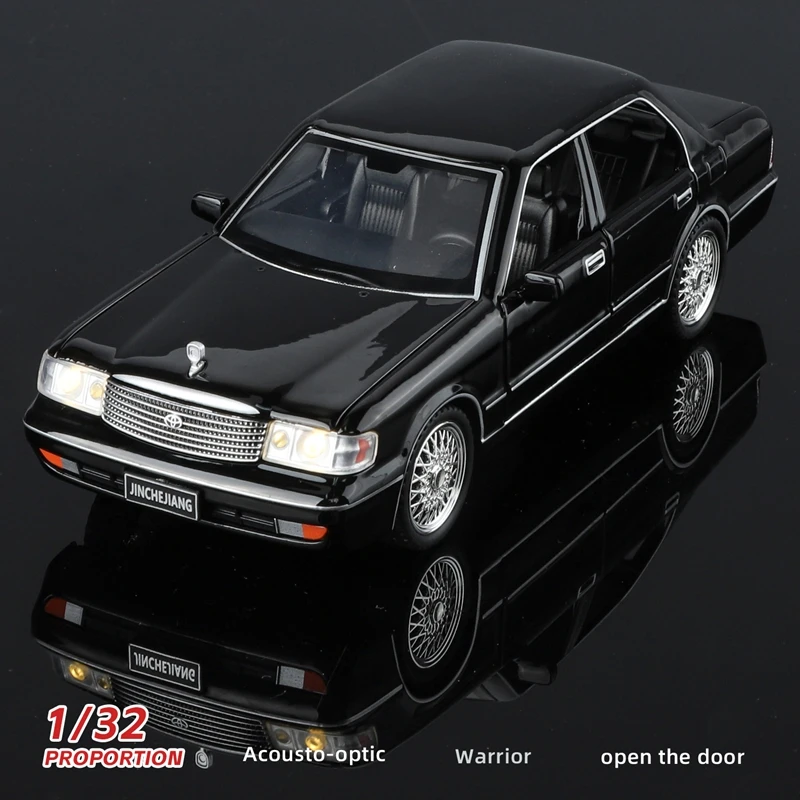 1:32 simulation Toyota Crown alloy car model, doors and engine hood, trunk can be opened has sound and lighting rich details
1:32 simulation Toyota Crown alloy car model, doors and engine hood, trunk can be opened has sound and lighting rich details