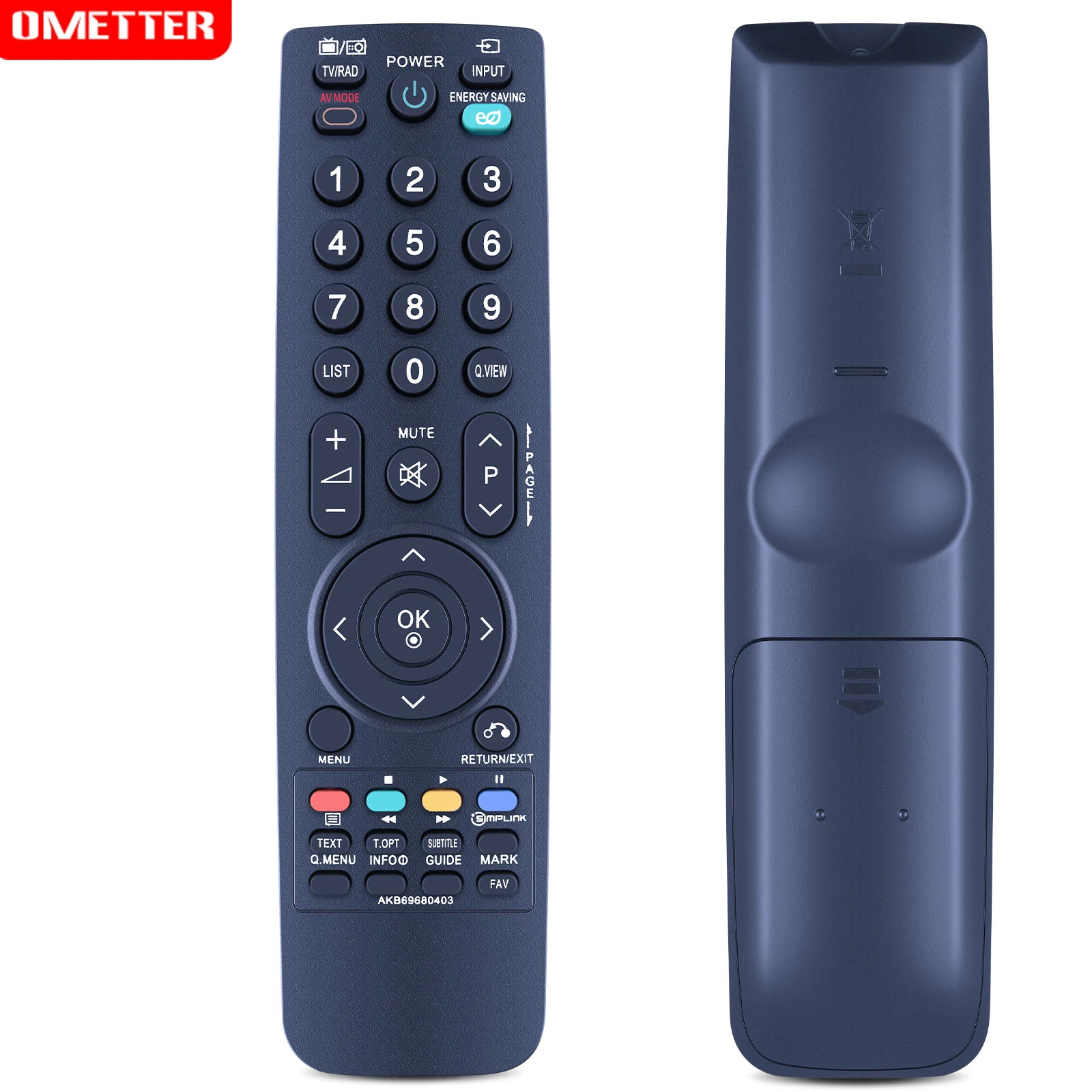 Smart LCD HD TV remote control universal TV replacement adapter for AKB69680403 AKB69680438 AKB69680401
Smart LCD HD TV remote control universal TV replacement adapter for AKB69680403 AKB69680438 AKB69680401