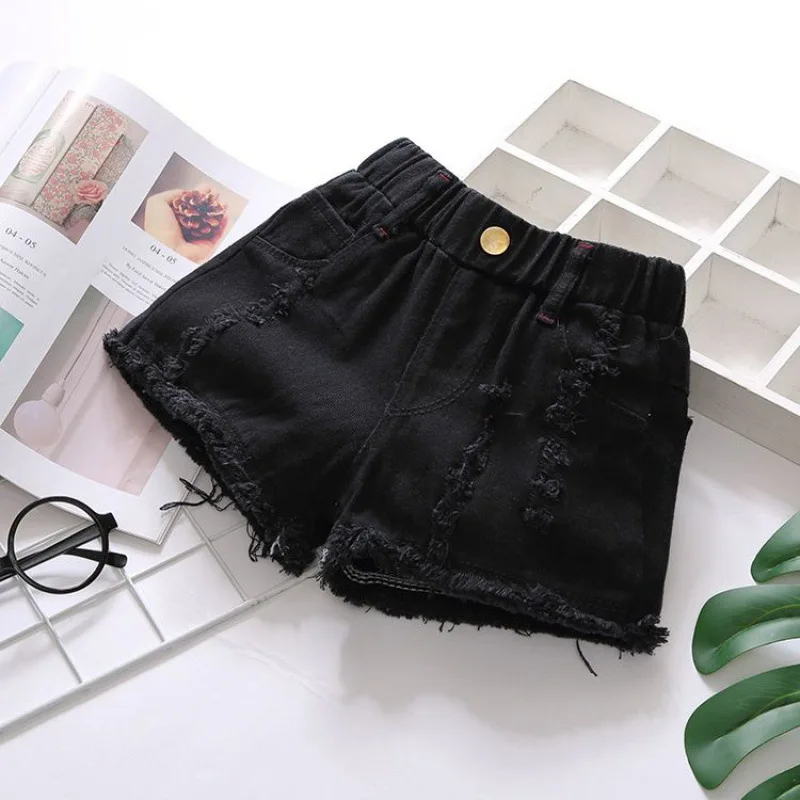 Children's Shorts For Girls' Summer Clothes Solid Short Jeans Casual Children Denim Shorts Pants Black And White Girl Outfits
Children's Shorts For Girls' Summer Clothes Solid Short Jeans Casual Children Denim Shorts Pants Black And White Girl Outfits