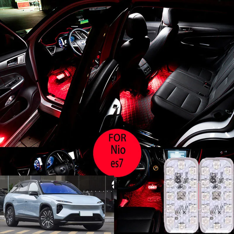 FOR Nio es7 LED Car Interior Ambient Foot Light Atmosphere Decorative Lamps Party decoration lights Neon strips
FOR Nio es7 LED Car Interior Ambient Foot Light Atmosphere Decorative Lamps Party decoration lights Neon strips