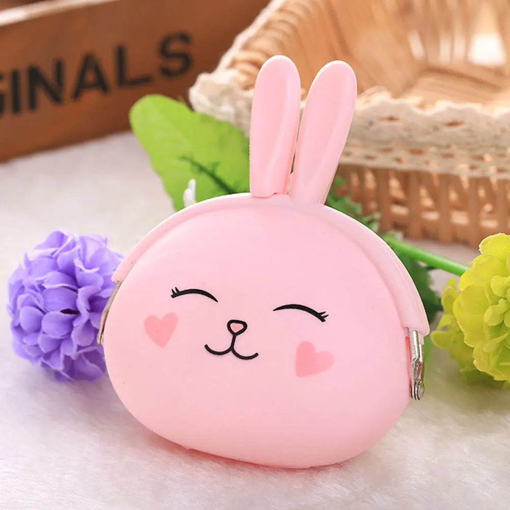 2Pcs Silicone Coin Purse Bunny Cartoon Small Wallet Lightweight Portable Cash Storage Pouch Lovely Change Purse for Women
2Pcs Silicone Coin Purse Bunny Cartoon Small Wallet Lightweight Portable Cash Storage Pouch Lovely Change Purse for Women