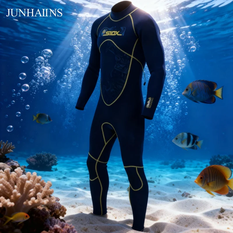Professional Men's 3mm One-Piece Neoprene Wetsuit – Full-Body Coverage, UV-Protective, Elastic & Wear-Resistant for Water Sport
Professional Men's 3mm One-Piece Neoprene Wetsuit – Full-Body Coverage, UV-Protective, Elastic & Wear-Resistant for Water Sport
