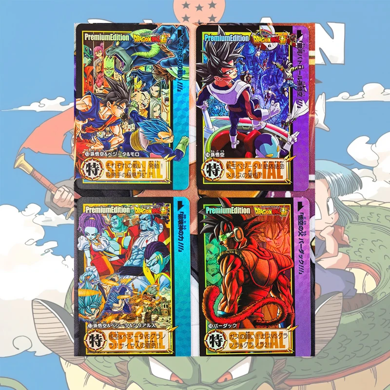Anime Dragon Ball Diy Homemade Refracted Laser Color Flash Cards Trunks Son Goku Vegeta Iv Vegetto Frieza Collectible Cards
Anime Dragon Ball Diy Homemade Refracted Laser Color Flash Cards Trunks Son Goku Vegeta Iv Vegetto Frieza Collectible Cards