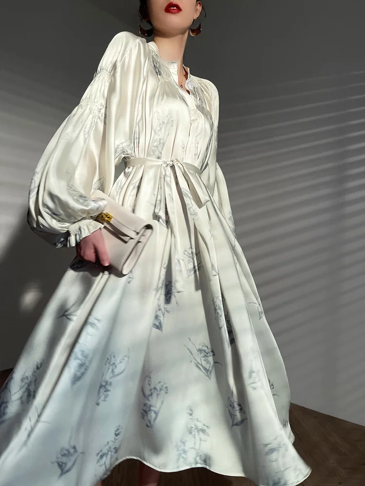 Printing Fashion Trend Women Dress 2022 Summer New O Neck Long Sleeve High Waist A-line Loose Big Size Dresses Female
Printing Fashion Trend Women Dress 2022 Summer New O Neck Long Sleeve High Waist A-line Loose Big Size Dresses Female