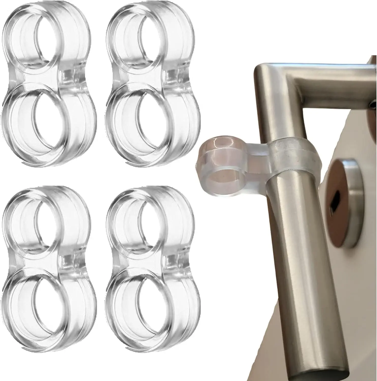 Clear Wall Protector (4 Pcs), Silicone Door Handle Stoppers, Noise Canceling from Door Knobs, Silicone Clear Door Bumper, Door
Clear Wall Protector (4 Pcs), Silicone Door Handle Stoppers, Noise Canceling from Door Knobs, Silicone Clear Door Bumper, Door