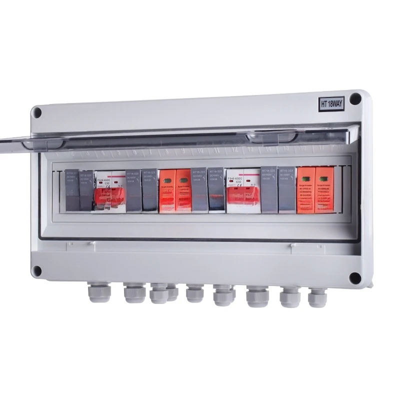 Photovoltaic connector combiner box solar DC distribution box fuse lightning protection switch one input one output waterproof
Photovoltaic connector combiner box solar DC distribution box fuse lightning protection switch one input one output waterproof