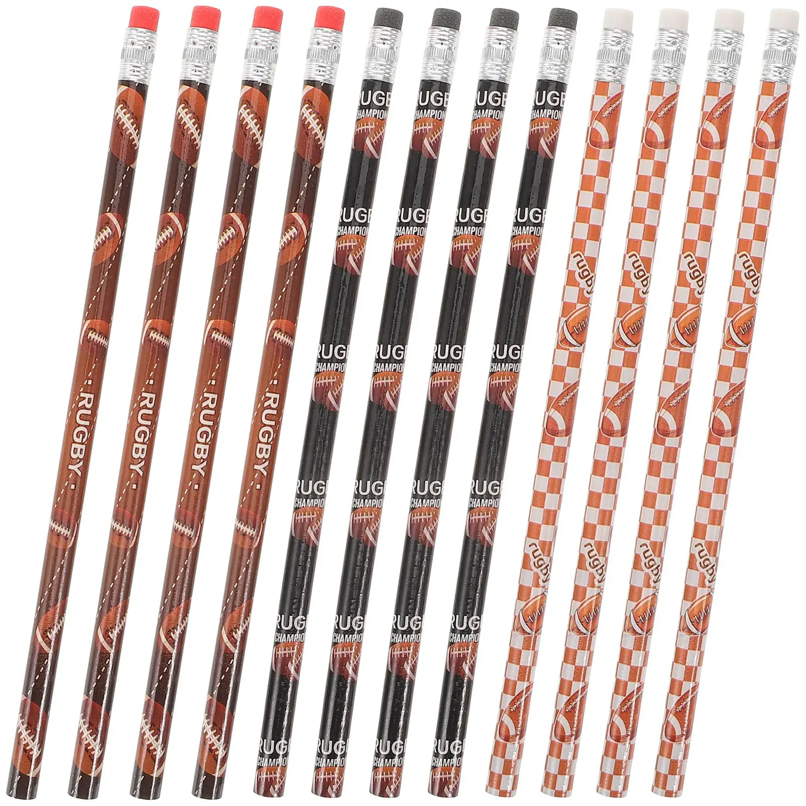 12 Pcs Themed Wooden Pencils Student Sports Themed Pencils Stationery Sports Bulk Classroom Supply Long Wood Eraser
12 Pcs Themed Wooden Pencils Student Sports Themed Pencils Stationery Sports Bulk Classroom Supply Long Wood Eraser