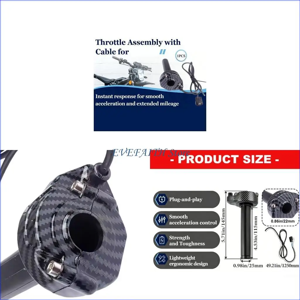 124B Premium Twist Assembly With Ball Bearing System For Electric Bike And trail Cycle
124B Premium Twist Assembly With Ball Bearing System For Electric Bike And trail Cycle
