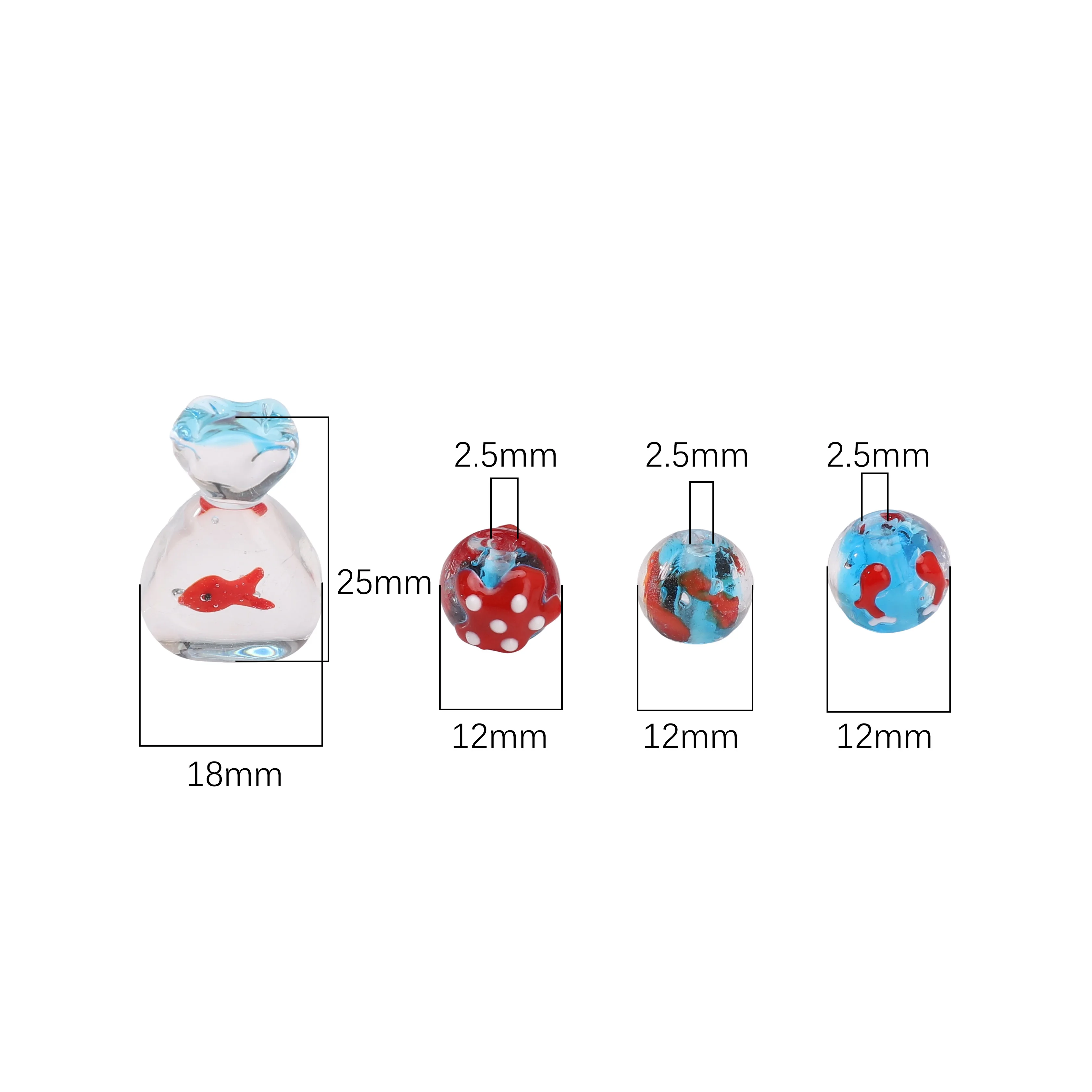 1pc Blue Sea Fish Glass Bead Single Loose Decorative Beads For DIY Jewelry Making Bracelet Necklace Earring Accessories
1pc Blue Sea Fish Glass Bead Single Loose Decorative Beads For DIY Jewelry Making Bracelet Necklace Earring Accessories