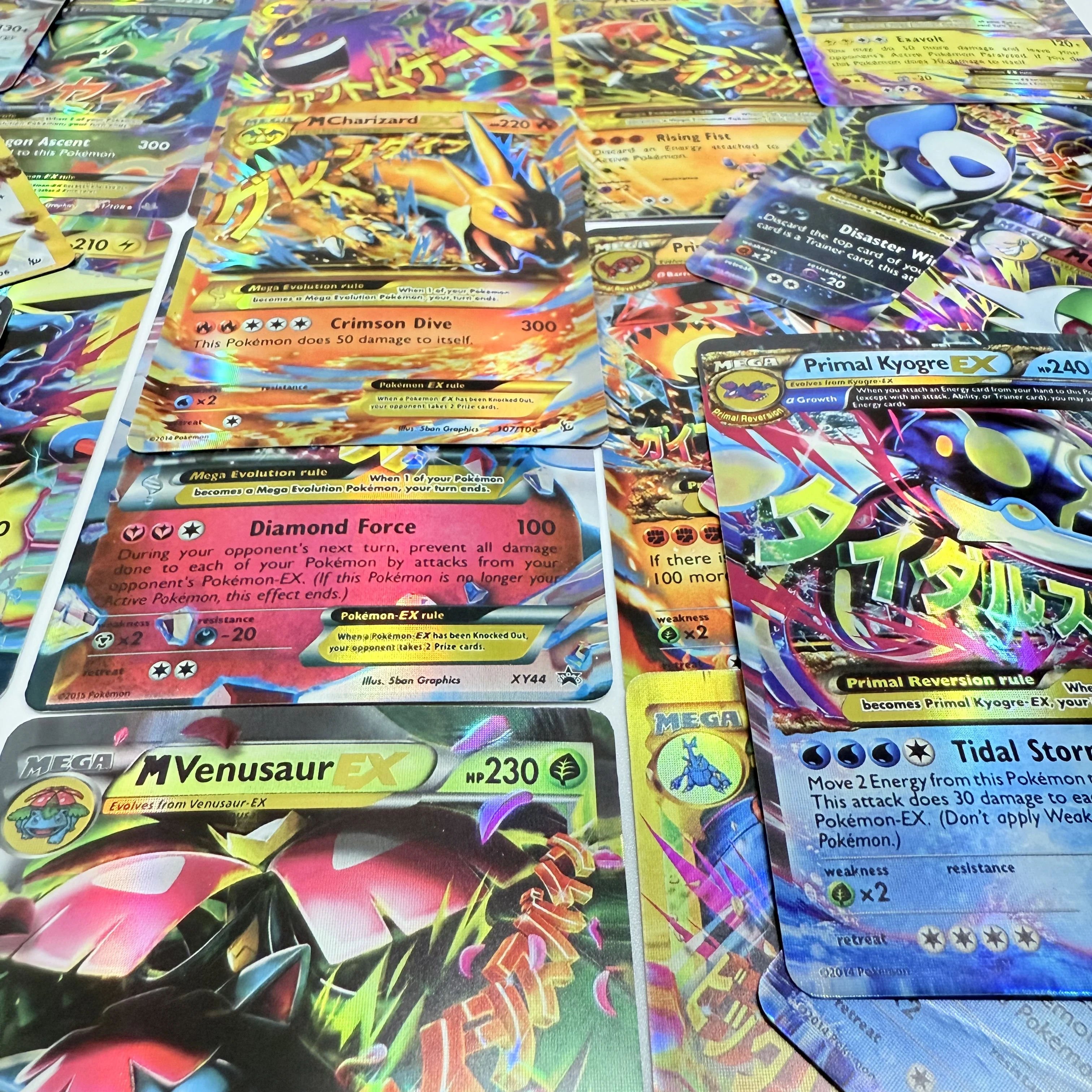 English PKM PTCG GX/EX Battle Boost 20Pcs Full Holo Foil GX EX Card Collection Toys for Great Casual Collecting or for Kids
English PKM PTCG GX/EX Battle Boost 20Pcs Full Holo Foil GX EX Card Collection Toys for Great Casual Collecting or for Kids