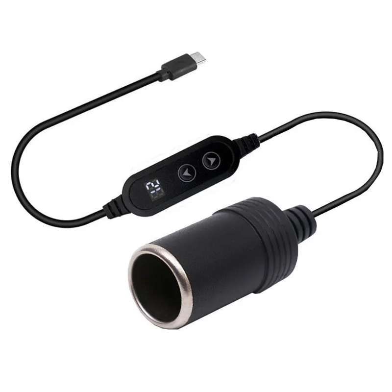 Type C Input to Direct Current Output Adapter Cable Adjustable Voltages Settings from 5V to 20V for Automotive Socket PD 3A
Type C Input to Direct Current Output Adapter Cable Adjustable Voltages Settings from 5V to 20V for Automotive Socket PD 3A