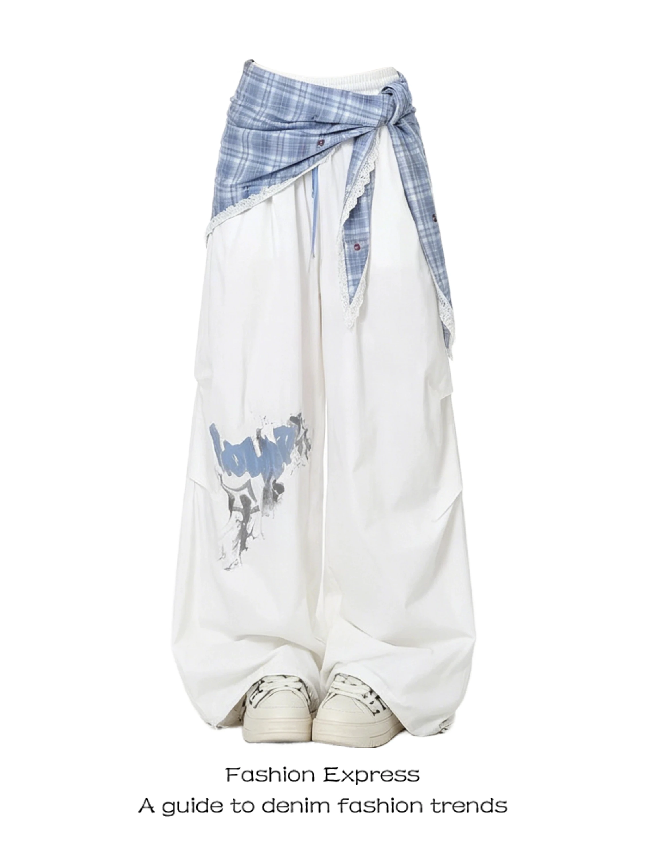 White Wide Leg Pants Women's Summer 2026 New American Retro Plaid Cool Casual Paratrooper Trousers High Waist Straight Leg
White Wide Leg Pants Women's Summer 2026 New American Retro Plaid Cool Casual Paratrooper Trousers High Waist Straight Leg