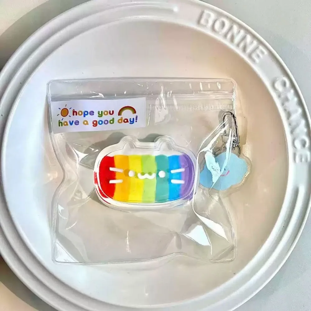 Мягкая радужная игрушка-кошка для снятия стресса, медленный отскок, игрушка-непоседа, моти, игрушка из искусственной кожи для взрослых
Мягкая радужная игрушка-кошка для снятия стресса, медленный отскок, игрушка-непоседа, моти, игрушка из искусственной кожи для взрослых