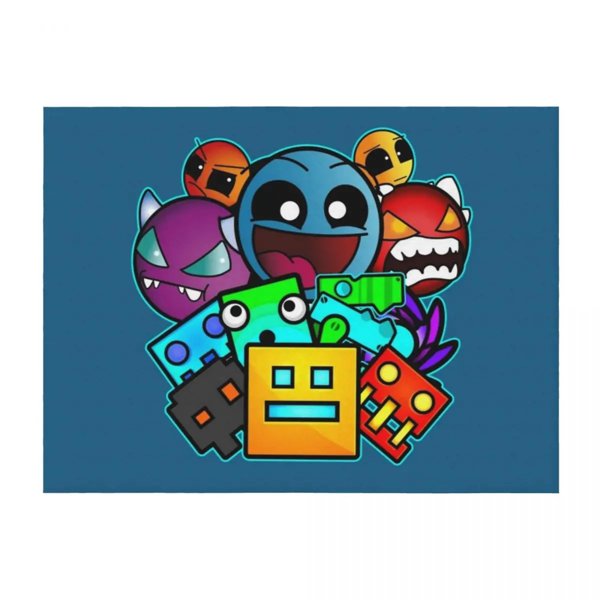 geometry dash old school gaming Throw Blanket Summer Thin Luxury Brand Polar Blankets 
geometry dash old school gaming Throw Blanket Summer Thin Luxury Brand Polar Blankets