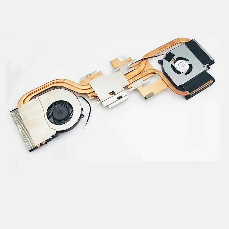 FOR Shenzhou Zhan Shen Z7-TA7NP CNH5S03 Laptop CPU Graphics Card Cooling Fan Module Copper Pipe
FOR Shenzhou Zhan Shen Z7-TA7NP CNH5S03 Laptop CPU Graphics Card Cooling Fan Module Copper Pipe