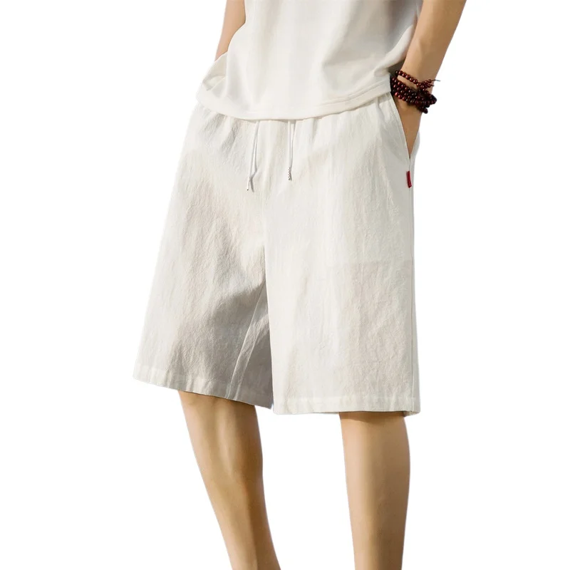 Summer Men's Solid Color Versatile Home Beach Pants Student New Chinese Linen Casual Pants
Summer Men's Solid Color Versatile Home Beach Pants Student New Chinese Linen Casual Pants