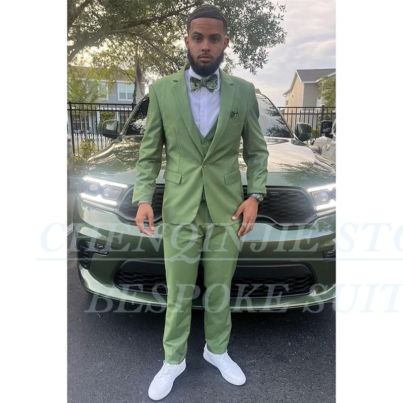 Formal Solid Color Men's Suits Outfits Elegant Wedding 3 Piece Jacket Pants Vest Full Sets Single Breasted Notch Lapel Blazer
Formal Solid Color Men's Suits Outfits Elegant Wedding 3 Piece Jacket Pants Vest Full Sets Single Breasted Notch Lapel Blazer