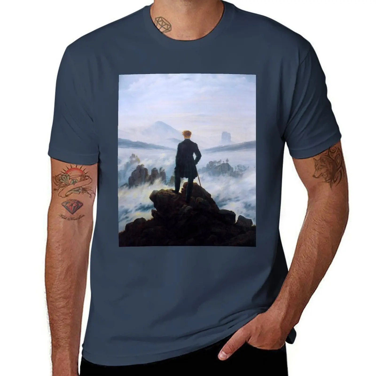 fog of sea Friedrich Wanderer Caspar David the above T-Shirt Christmas Theme Tee Top
fog of sea Friedrich Wanderer Caspar David the above T-Shirt Christmas Theme Tee Top