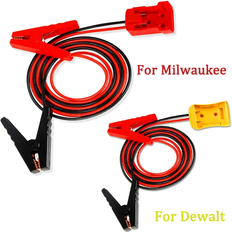 Car Battery Igniter Automotive Booster Cable 8AWG for Dewalt/Milwaukee 18V Battery Jumper Starter Automotive Emergency Kits
Car Battery Igniter Automotive Booster Cable 8AWG for Dewalt/Milwaukee 18V Battery Jumper Starter Automotive Emergency Kits