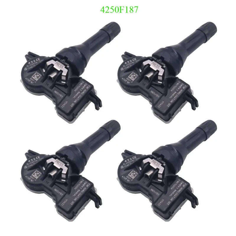1/4PCS TPMS Tire Pressure Sensor 433MHz 4250F187 For Mitsubishi ASX Attrage Eclipse L200 Outlander Pajero Sport Spacestar
1/4PCS TPMS Tire Pressure Sensor 433MHz 4250F187 For Mitsubishi ASX Attrage Eclipse L200 Outlander Pajero Sport Spacestar