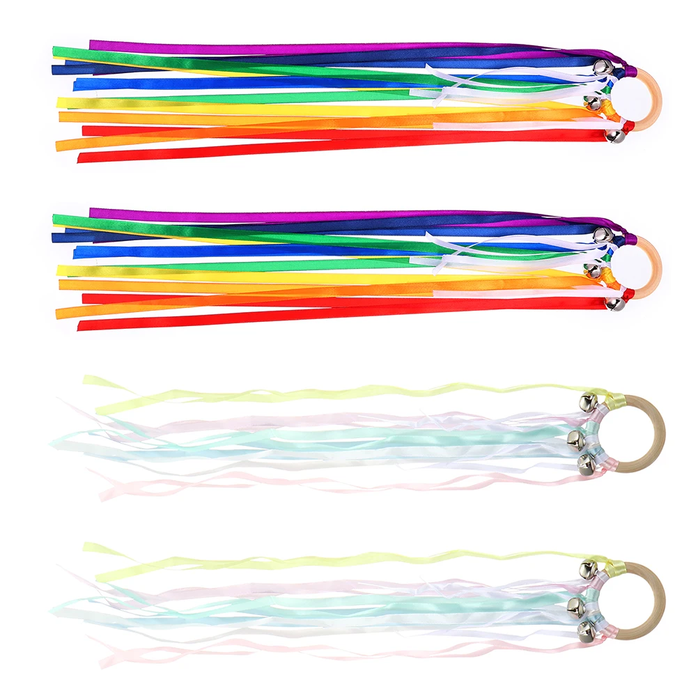 2Pairs Portable Rhythmic Gymnastics Ribbons Bright Smooth Lightweight Dance Streamers for Party
2Pairs Portable Rhythmic Gymnastics Ribbons Bright Smooth Lightweight Dance Streamers for Party
