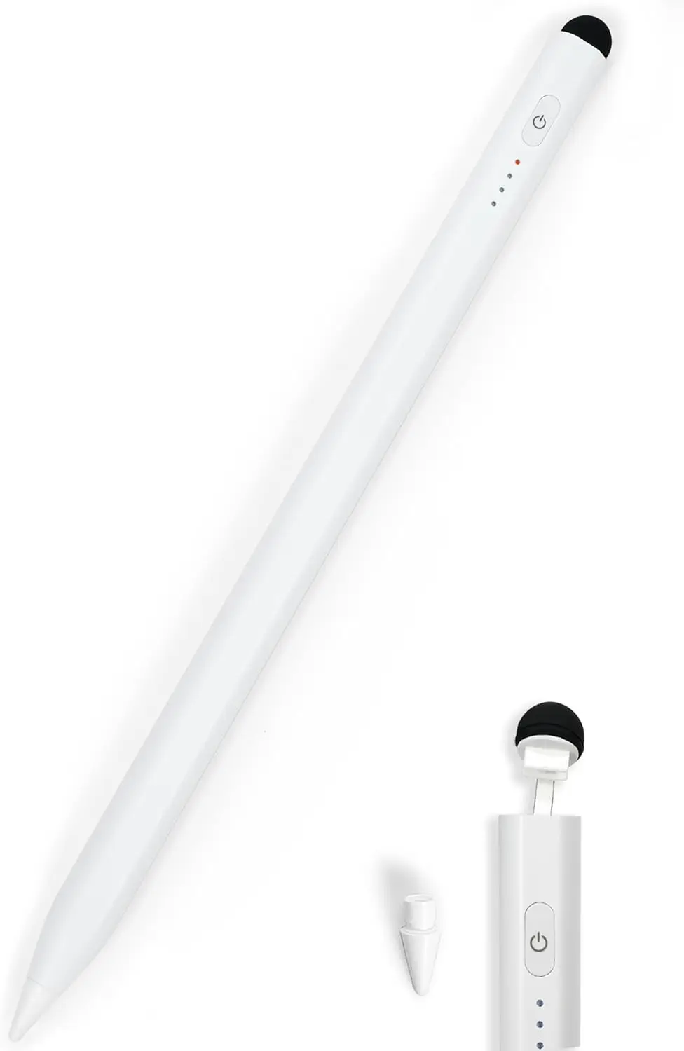 Dual Tip Stylus for iPad 2018-2026: Hidden Port, All-Day Battery, Tilt & Palm Rejection
Dual Tip Stylus for iPad 2018-2026: Hidden Port, All-Day Battery, Tilt & Palm Rejection