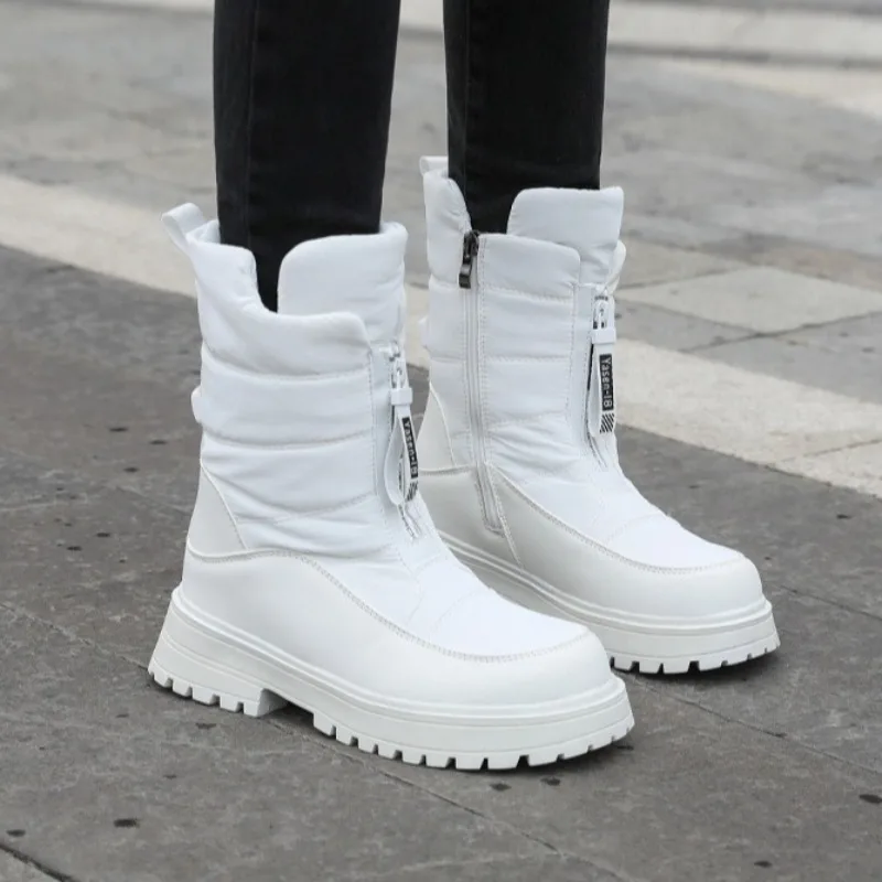 Luxury Women Boots Fashion Plush Winter Boots Designer Zipper Casual Boots for Woman Waterproof Non Slip Cotton Shoe Botas Mujer
Luxury Women Boots Fashion Plush Winter Boots Designer Zipper Casual Boots for Woman Waterproof Non Slip Cotton Shoe Botas Mujer