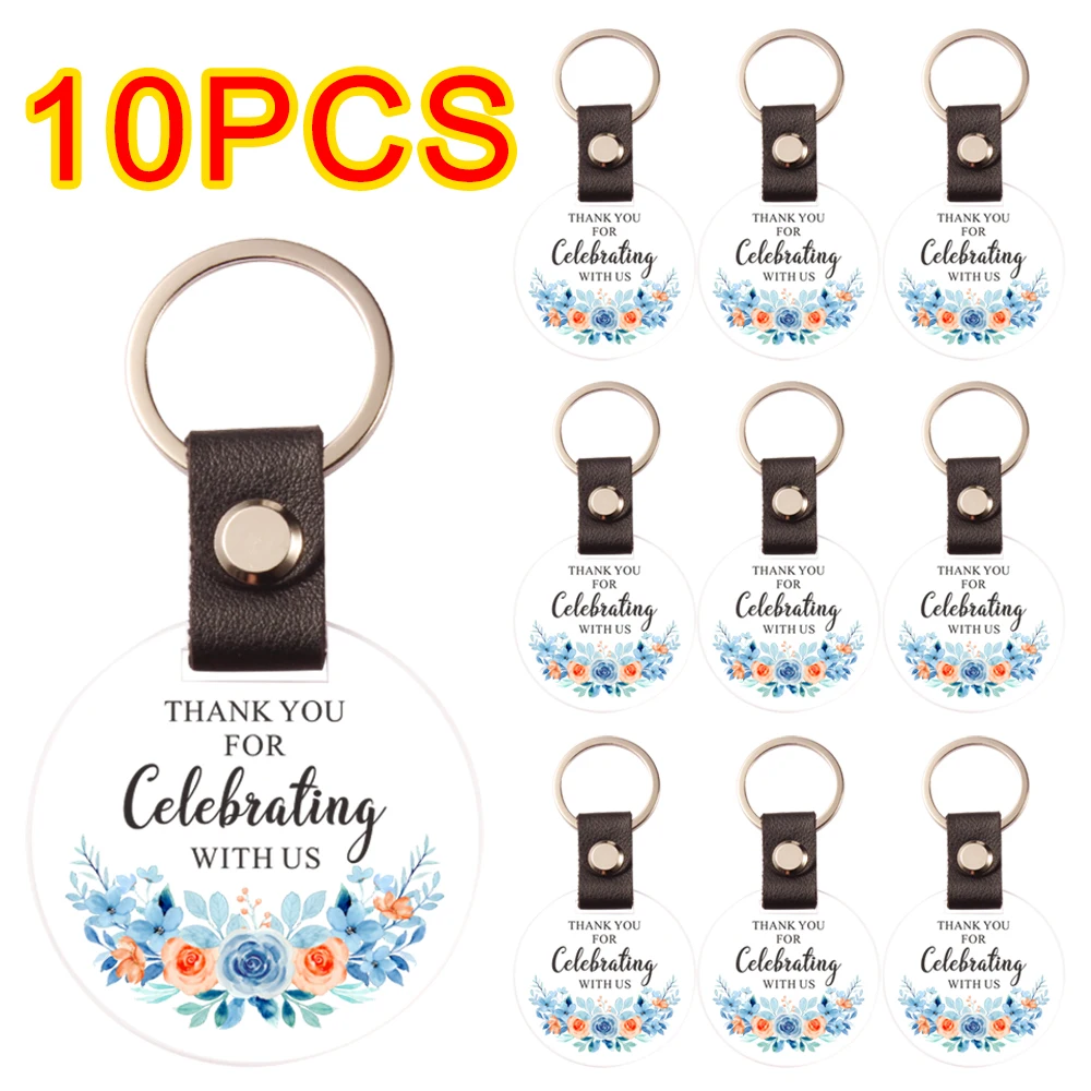 10pcs Acrylic And Pu Leather Keychain, Suitable For Weddings, Baby Showers, Bridal Showers , Wedding Gifts For Guests
10pcs Acrylic And Pu Leather Keychain, Suitable For Weddings, Baby Showers, Bridal Showers , Wedding Gifts For Guests