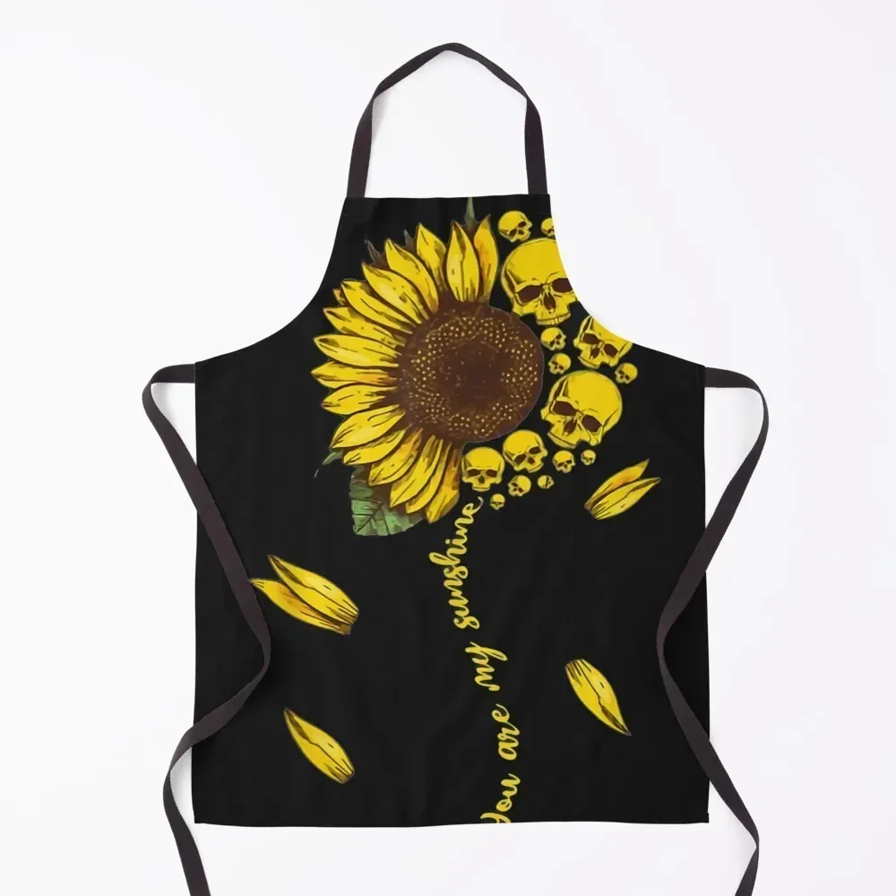 You Are My Sunshine Skull Sunflower Apron Kitchen And Home Items Cleaning Products For Home chef for man For Cooking Apron
You Are My Sunshine Skull Sunflower Apron Kitchen And Home Items Cleaning Products For Home chef for man For Cooking Apron