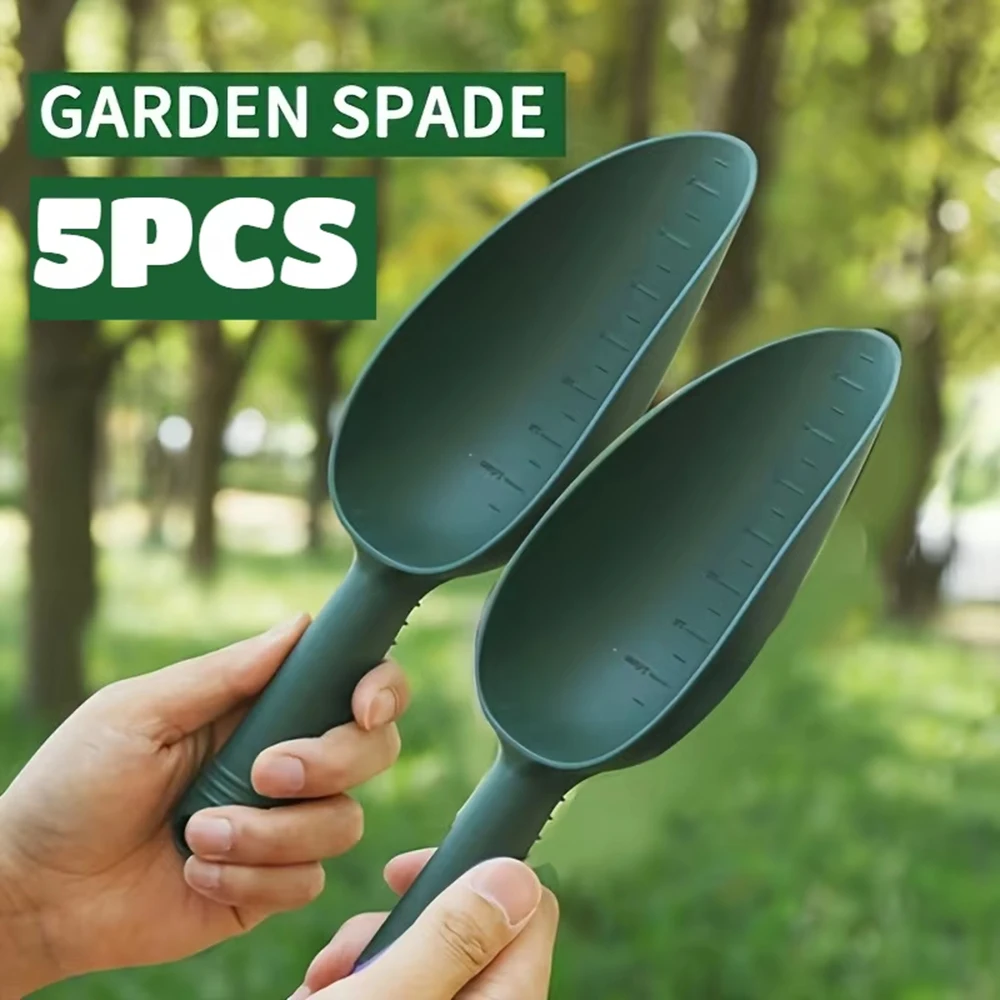 5PCS Gardening Shovel Flower Vegetables Planting Soil Loosening Shovel Plant Hand Trowels Digging Beach Sand Pet's Food Scoop
5PCS Gardening Shovel Flower Vegetables Planting Soil Loosening Shovel Plant Hand Trowels Digging Beach Sand Pet's Food Scoop