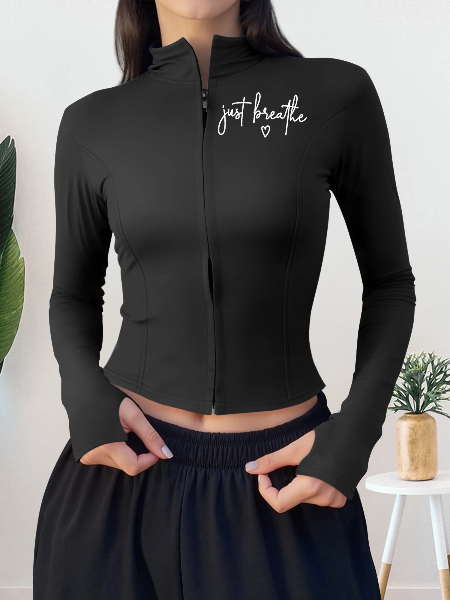 Женская куртка Slim Fit с принтом и молнией, модное повседневное пальто, универсальная короткая верхняя одежда для повседневного уличного стиля
Женская куртка Slim Fit с принтом и молнией, модное повседневное пальто, универсальная короткая верхняя одежда для повседневного уличного стиля