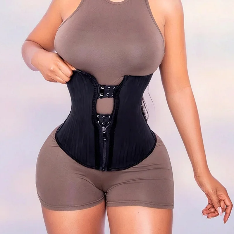 Women Sexy Waist Trainer Compression Girdles with Bone Adjustable Zipper and Row Buckle Flat Belly Body Shaper Shaping Curve
Women Sexy Waist Trainer Compression Girdles with Bone Adjustable Zipper and Row Buckle Flat Belly Body Shaper Shaping Curve