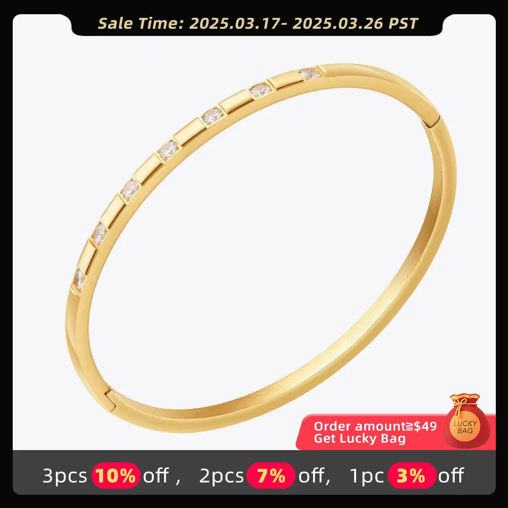 ENFASHION Pulseras Cuff Bangle With Round Zircon For Women 18K Gold Plated Cuff Bracelet Elegant Jewelry Party Gift B2406 B4010
ENFASHION Pulseras Cuff Bangle With Round Zircon For Women 18K Gold Plated Cuff Bracelet Elegant Jewelry Party Gift B2406 B4010