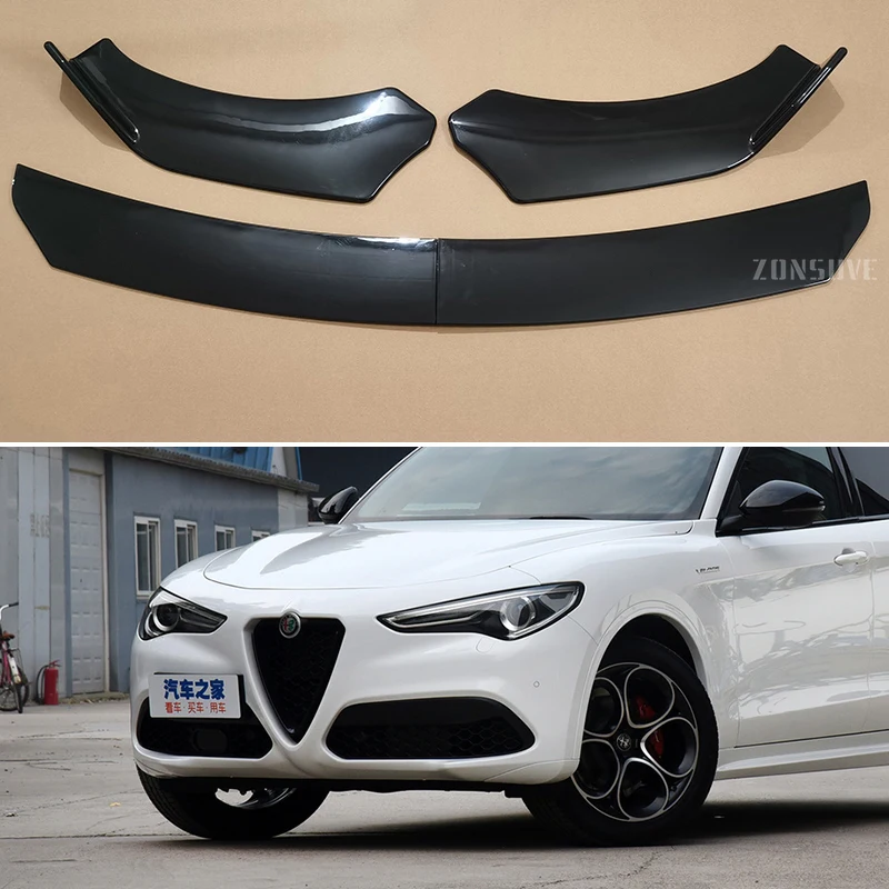 For Alfa Romeo Stelvio 2017--2024 Year Front Bumper Lip Splitter Spoiler Body Kit Accessories Universal 4pcs
For Alfa Romeo Stelvio 2017--2024 Year Front Bumper Lip Splitter Spoiler Body Kit Accessories Universal 4pcs