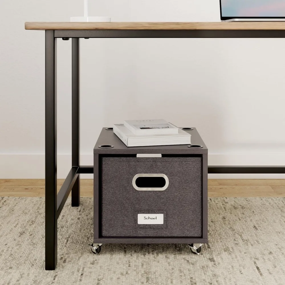 Шкаф для документов на колесиках — декоративная полка для хранения со съемными контейнерами, ручками и колесами — организация файлов, книг, игрушек, серый
Шкаф для документов на колесиках — декоративная полка для хранения со съемными контейнерами, ручками и колесами — организация файлов, книг, игрушек, серый