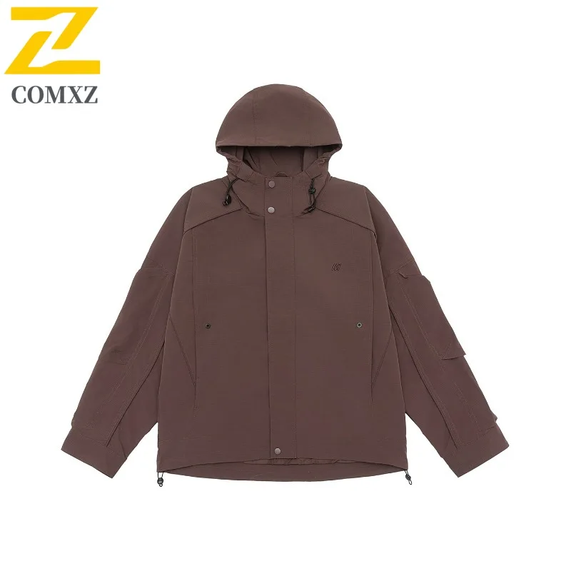 COMXZ 2025 Autumn Winter New Coat Men Loose Solid Jacket Trendy Hooded High Value Trend Versatile Top lightweight windbreaker
COMXZ 2025 Autumn Winter New Coat Men Loose Solid Jacket Trendy Hooded High Value Trend Versatile Top lightweight windbreaker
