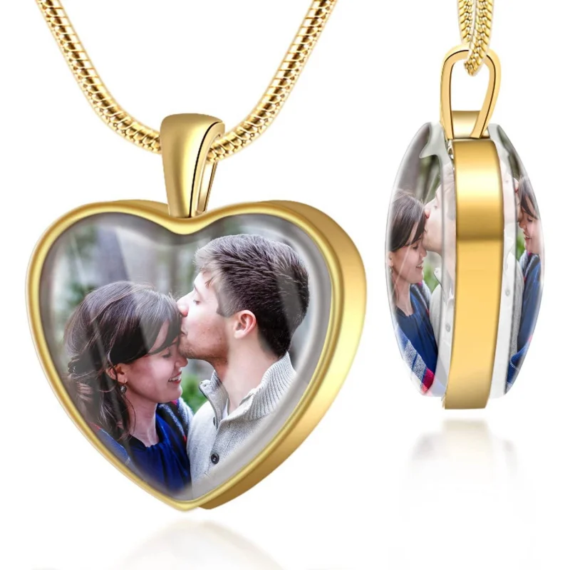Personalized Photo Necklace Custom 2 Pictures Jewelry Beautiful Pendant Hold Pictures for Women/MenSuitable for holiday birthday
Personalized Photo Necklace Custom 2 Pictures Jewelry Beautiful Pendant Hold Pictures for Women/MenSuitable for holiday birthday