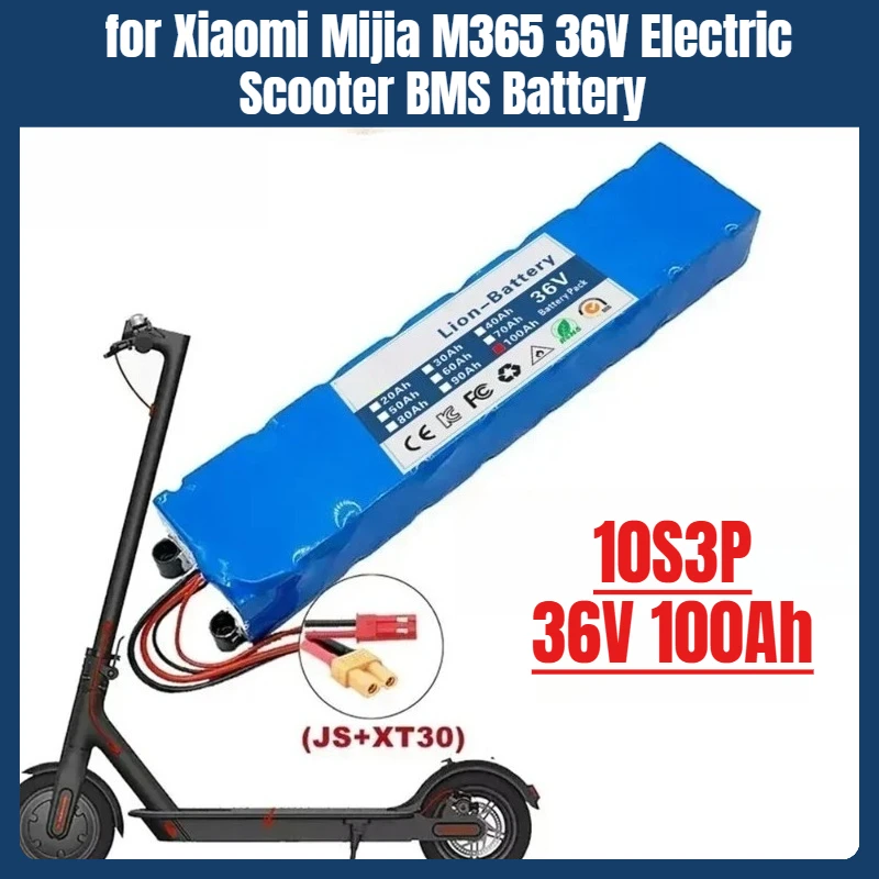 10S3P 36V 100Ah Scooter Battery Pack for Xiaomi Mijia M365 36V Electric Scooter BMS Battery Pack
10S3P 36V 100Ah Scooter Battery Pack for Xiaomi Mijia M365 36V Electric Scooter BMS Battery Pack